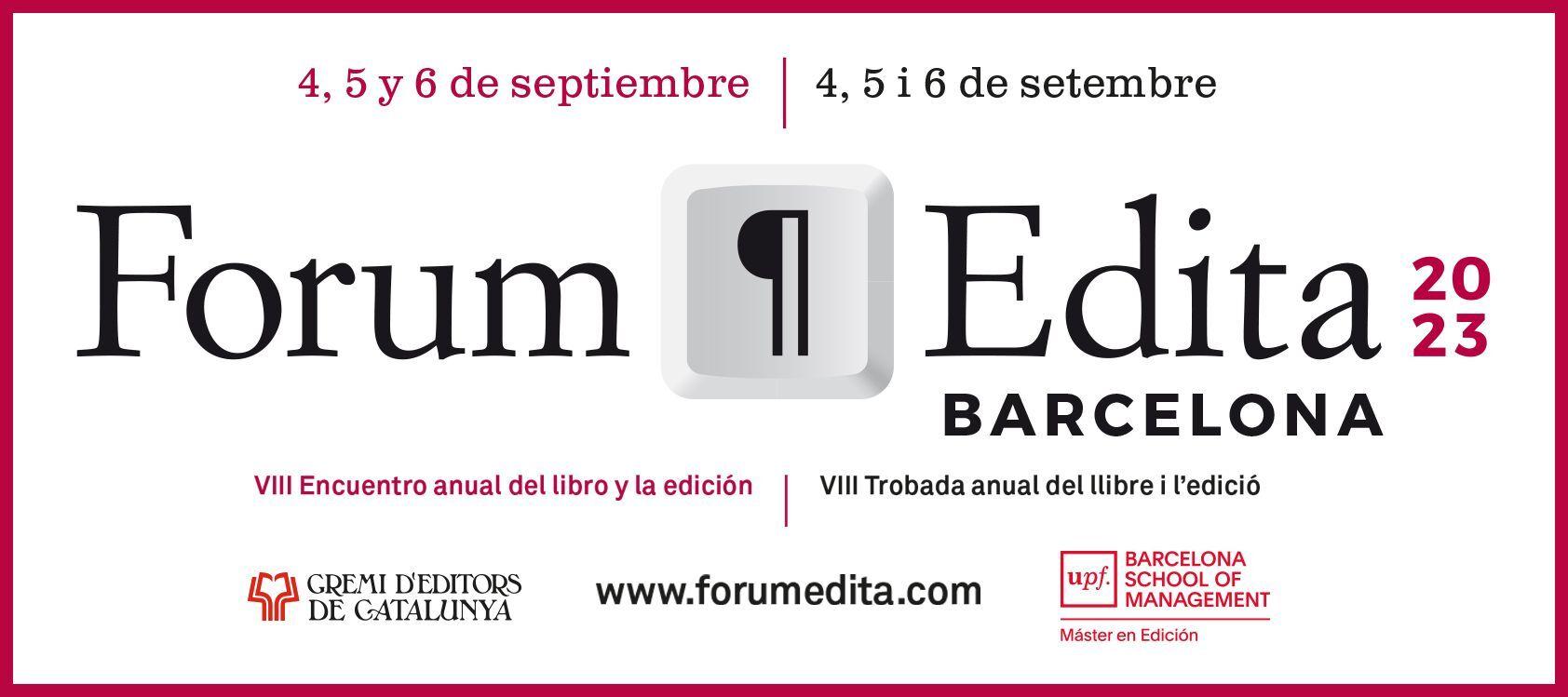 Forum Edita Barcelona 2023
