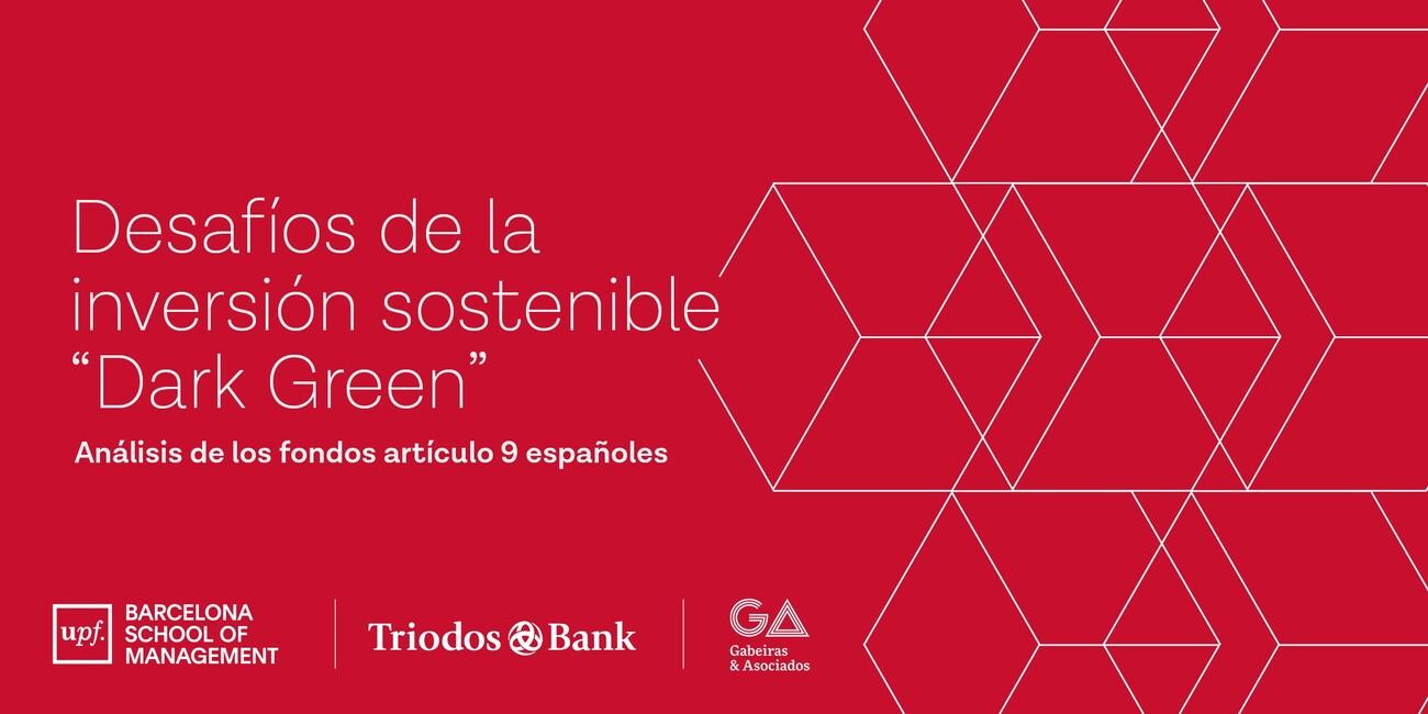 Presentación "Desafíos de la inversión sostenible Dark Green. Análisis de los fondos artículo 9 españoles"